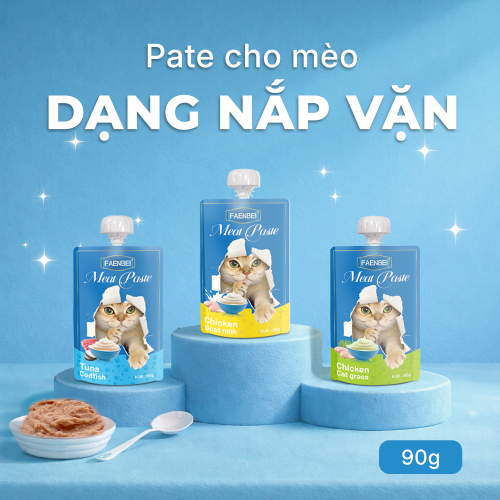 Pate nắp vặn cho mèo FAENBEI 90G