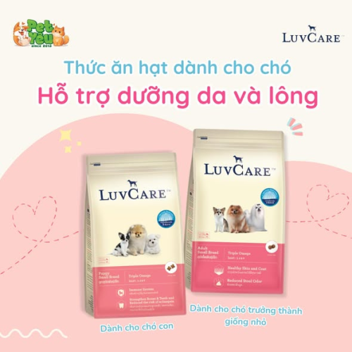 Thức ăn hạt dành cho chó LUVCARE- Dành cho chó giống nhỏ