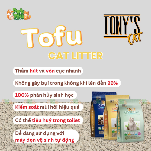 Cát đậu nành TONY'S TOFU Túi 6L