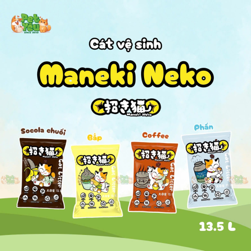 Cát đất sét dành cho mèo Maneki Neko 5L