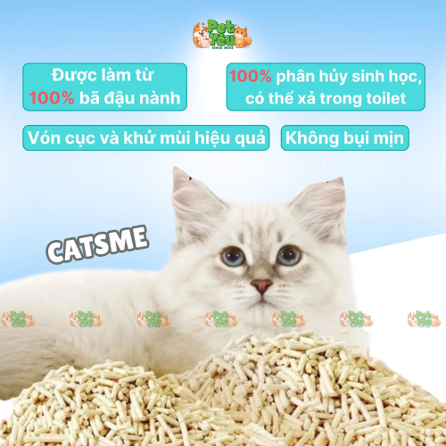 Cát đậu nành dành cho mèo Catsme ( 6-7L)