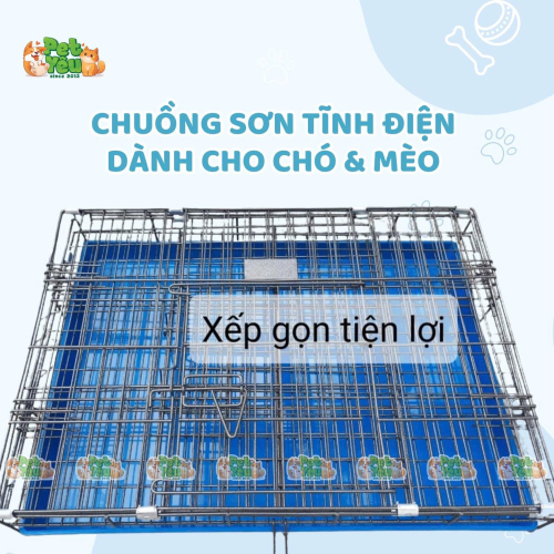 Chuồng Tĩnh Điện dành cho chó & mèo đủ size