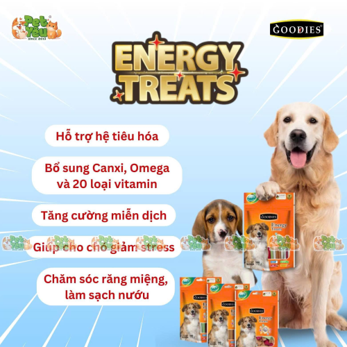 Snack cho chó GOODIES ENERGY TREATS 