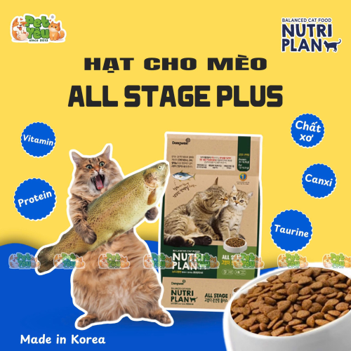 Thức ăn dành cho mèo Nutri Plan - xuất xứ Hàn Quốc