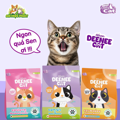 Thức ăn mèo trưởng thành - DeeNee Cat - 400gr