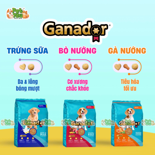 Hạt Ganador dành cho chó ( Bản thường)