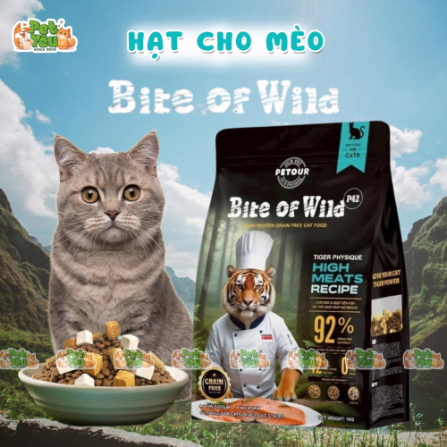 Hạt cho mèo BIte Of Wild P42 gói 1Kg