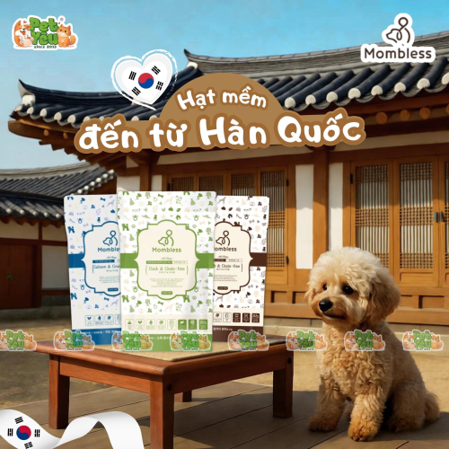 Thức ăn hạt mềm Mombless dành cho chó