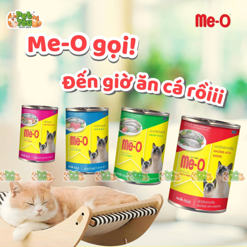 Pate cho mèo ME-O lon 400g