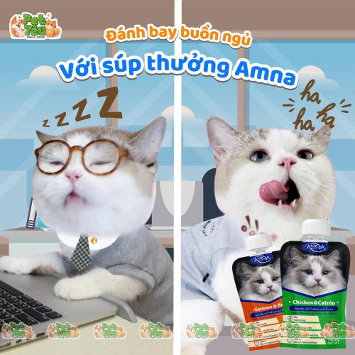 Súp Thưởng Mèo Amna Nắp Vặn 100G