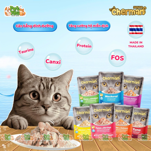 Pate cho mèo Cherman 85g