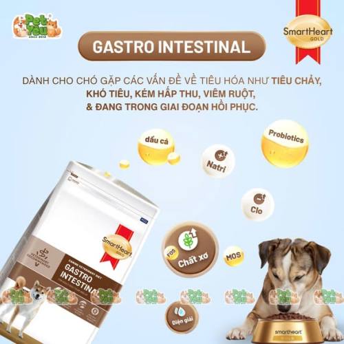 HẠT SMARTHEART GASTRO INTSTINA - CHO CHÓ GẶP VẤN ĐỀ TIÊU HÓA