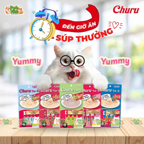 Súp Thưởng Ciao Churu cho mèo 