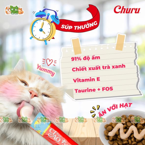 Súp Thưởng Ciao Churu cho mèo 