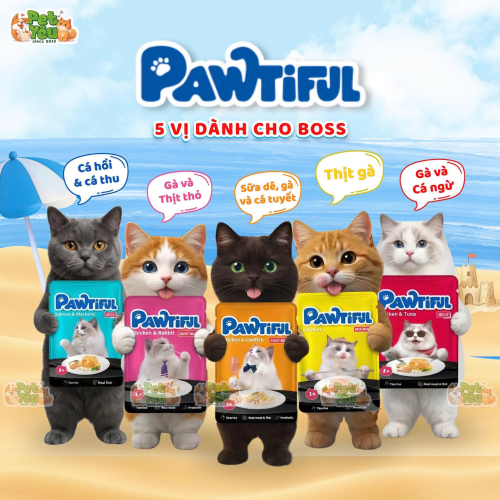 Pate Pawtiful dành cho mèo 70G
