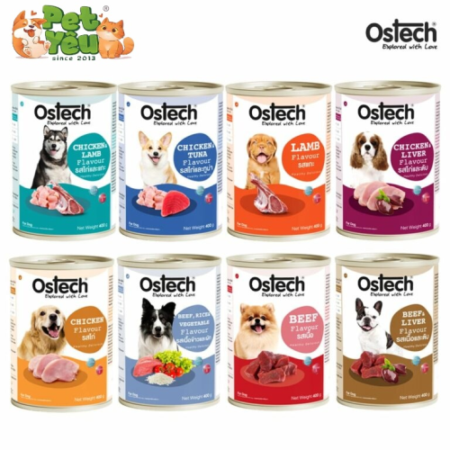 Pate Ostech dành cho chó - Lon 400G