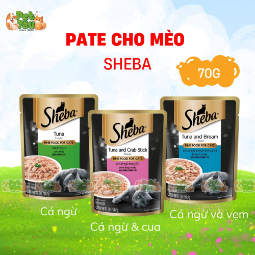 Pate cho mèo SHEBA gói 70g