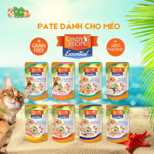 Pate cho mèo Cindy Recipe 70G