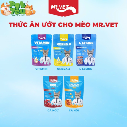 Pate cho mèo MR.VET - Gói 70G 