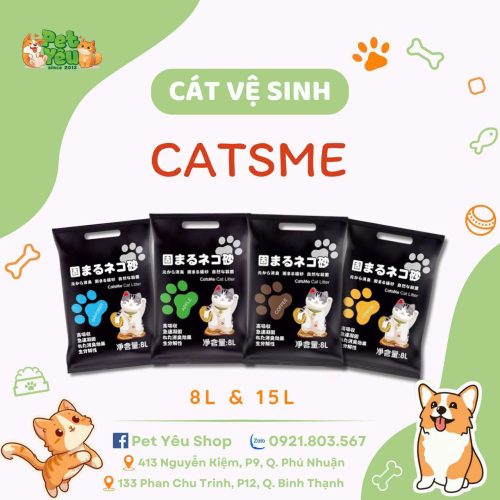 Cát đất sét cho mèo CatsMe-8L