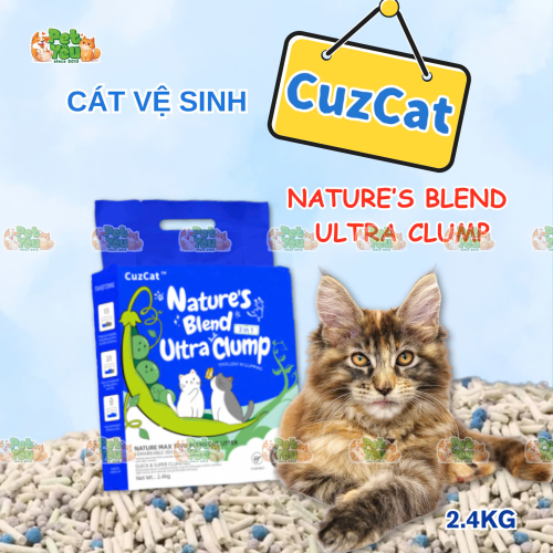 Cát đậu nành Cuzcat Nature's Blend Ultra Clump 3in1 - 6L