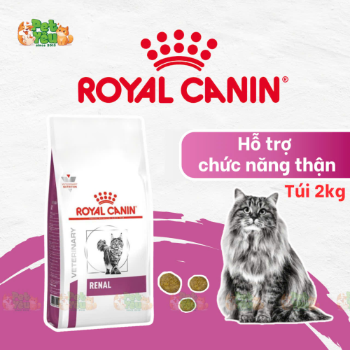 Thức ăn hạt  Royal Canin Renal hỗ trợ trị sỏi thận cho mèo