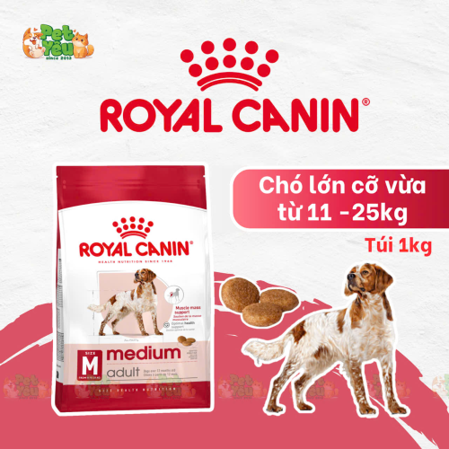 THỨC ĂN CHO CHÓ TRỌNG LƯỢNG TRUNG BÌNH ROYAL CANIN MEDIUM