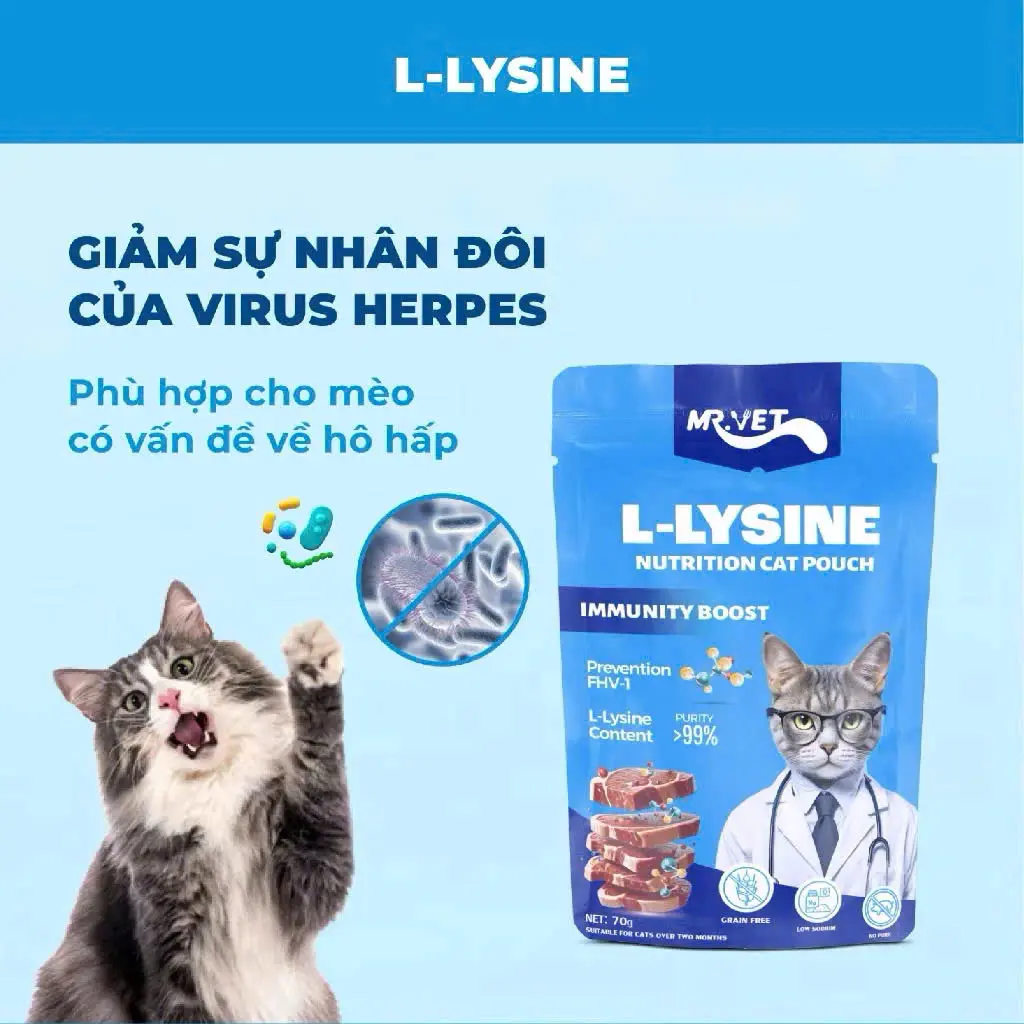 Pate cho mèo MR.VET - Gói 70G 