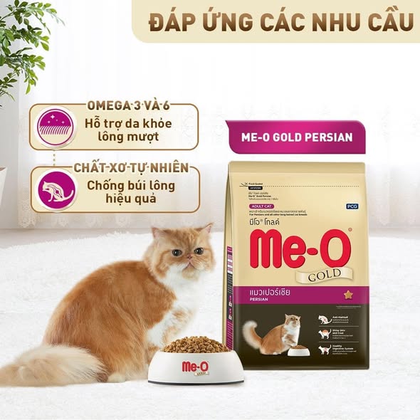 Thức ăn hạt dành cho mèo Me-O Gold