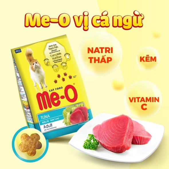 Thức ăn hạt Me-O dành cho mèo mọi độ tuổi ( Túi 1,1Kg-1,2Kg)