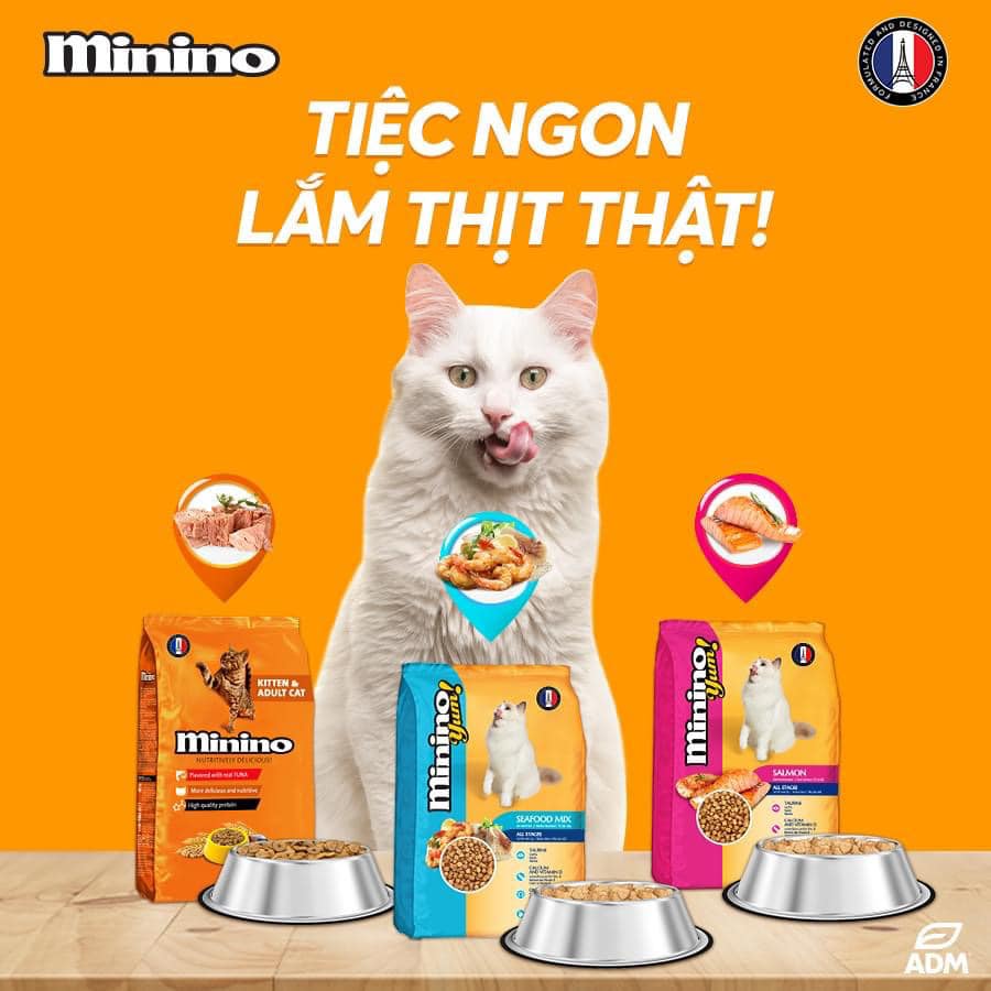 Thức ăn hạt MININO dành cho mèo