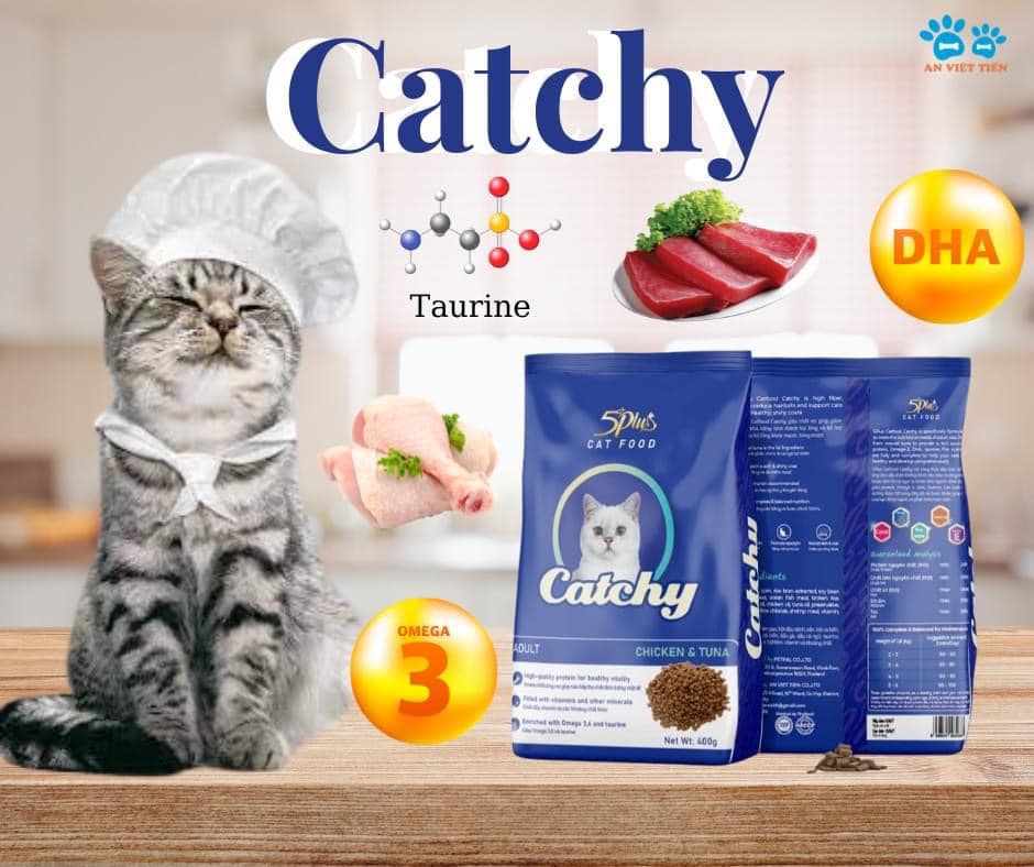 Thức ăn hạt Catchy dành cho mèo