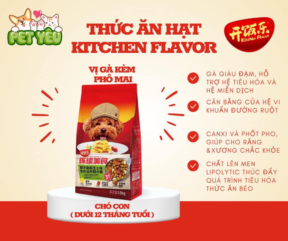 Thức ăn hạt Kitchen Flavor dành cho chó
