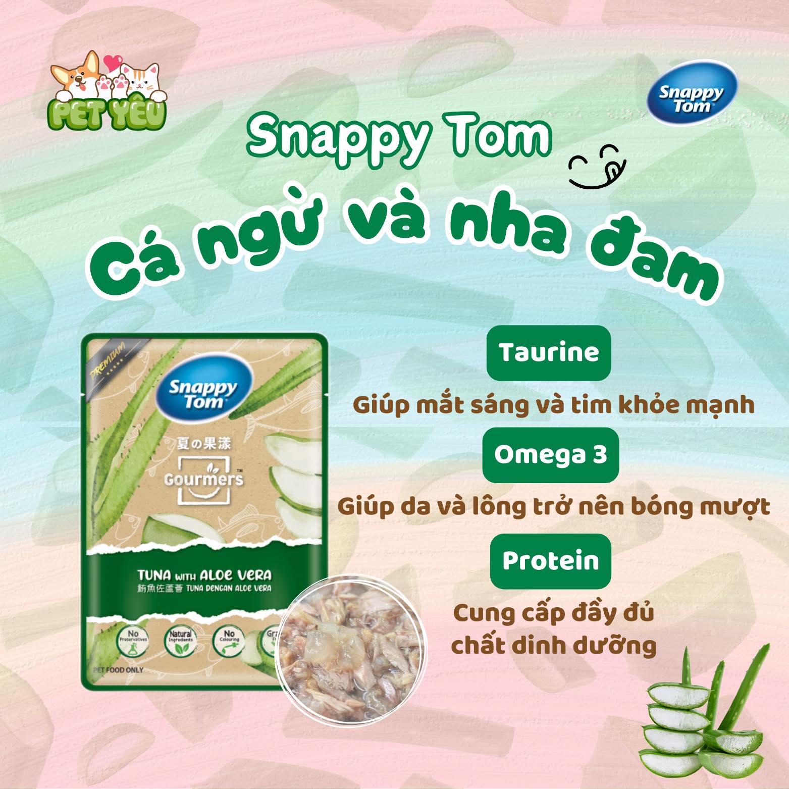 Pate Snappy Tom Trái Cây dành cho mèo - 70G