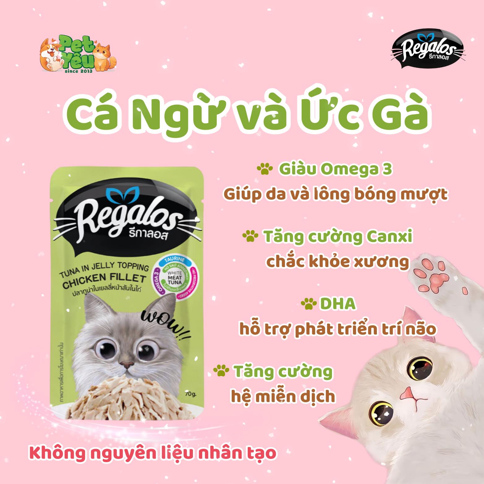 Pate Regalos cho mèo -70G