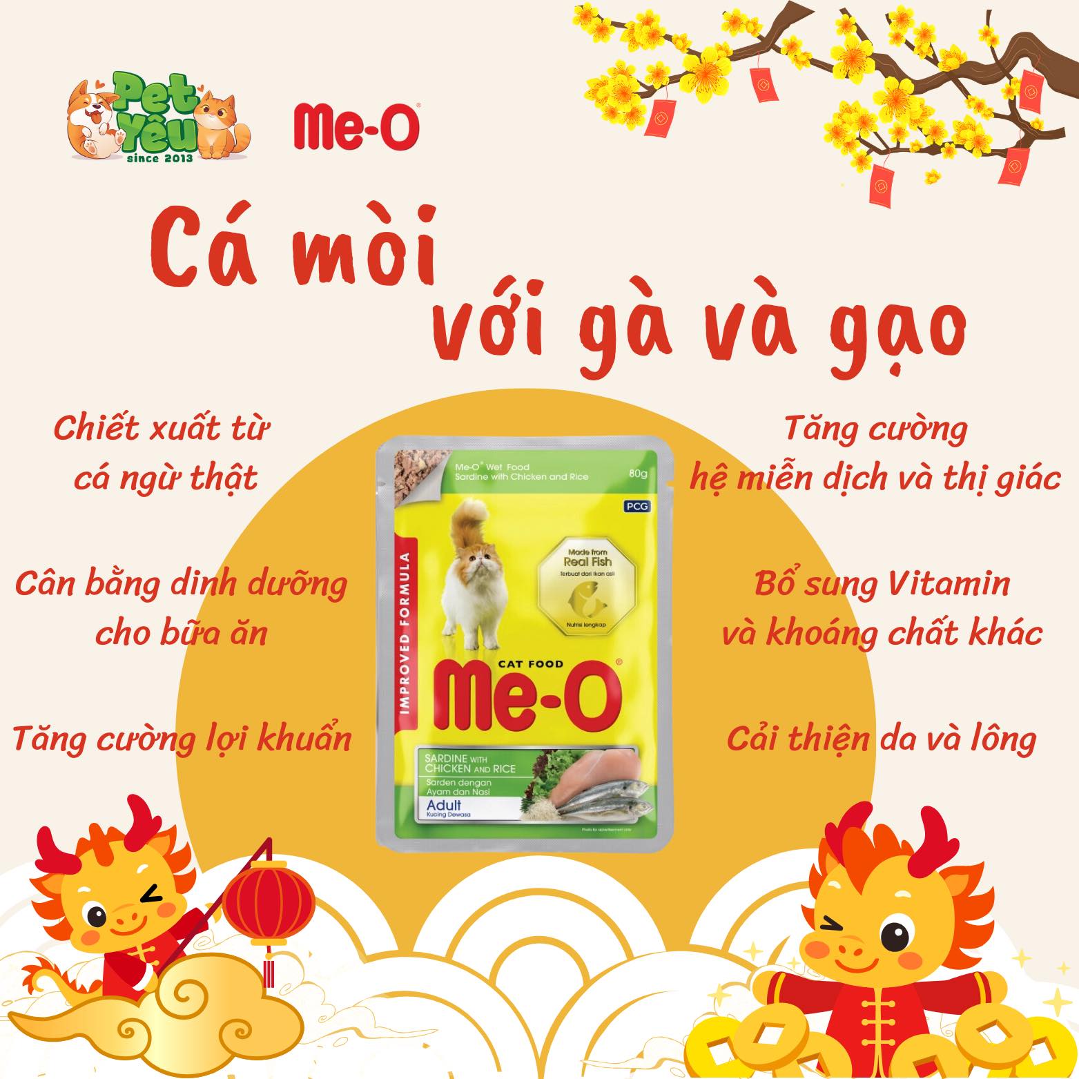 Pate cho mèo ME-O 80G