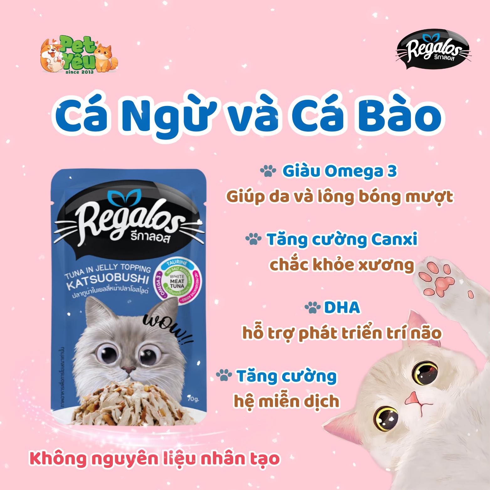 Pate Regalos cho mèo -70G