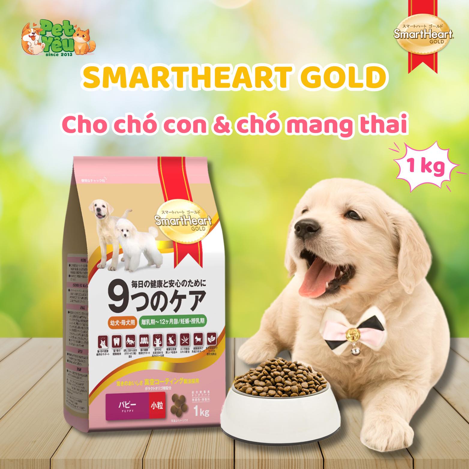 Thức ăn hạt SmartHeart Gold dành cho chó