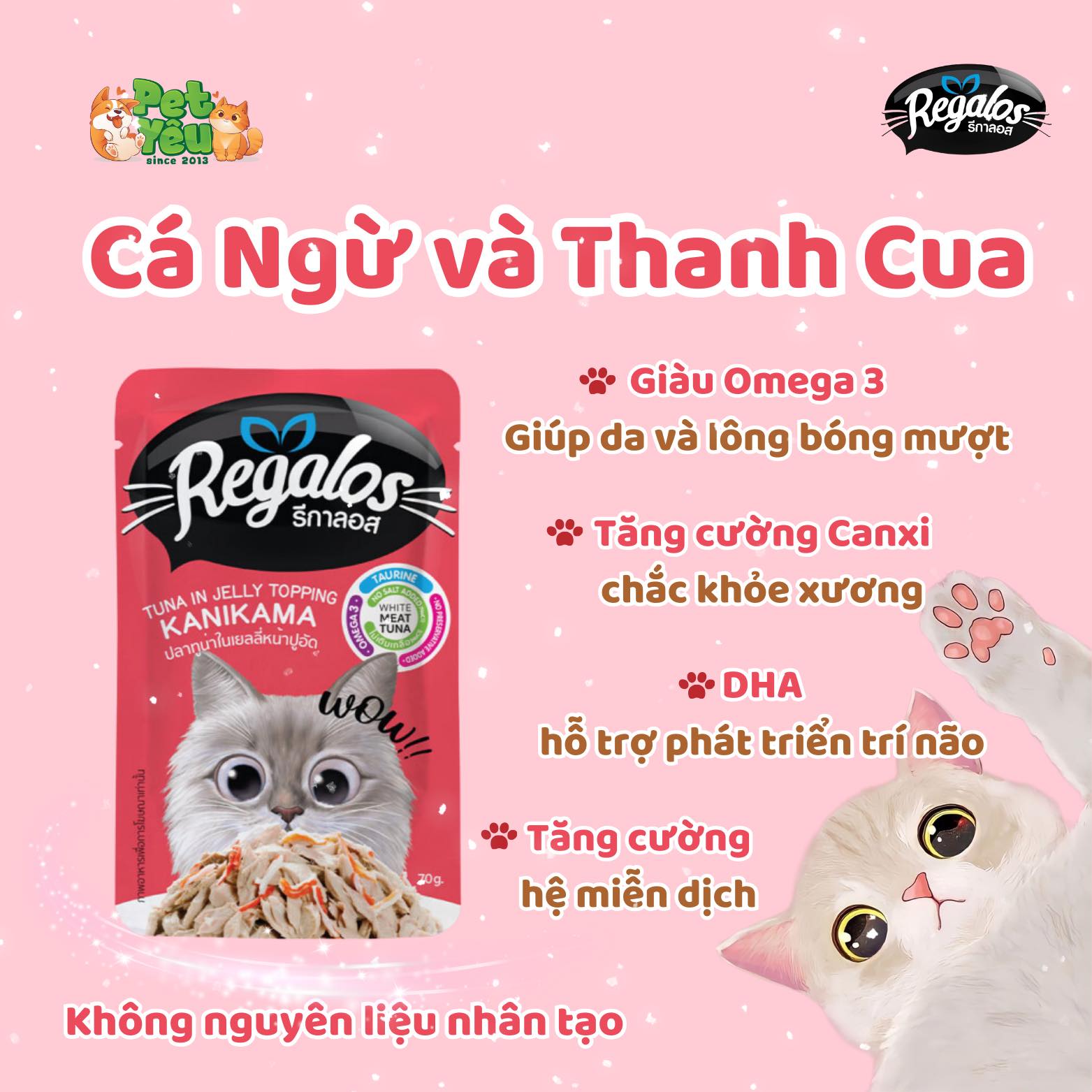 Pate Regalos cho mèo -70G