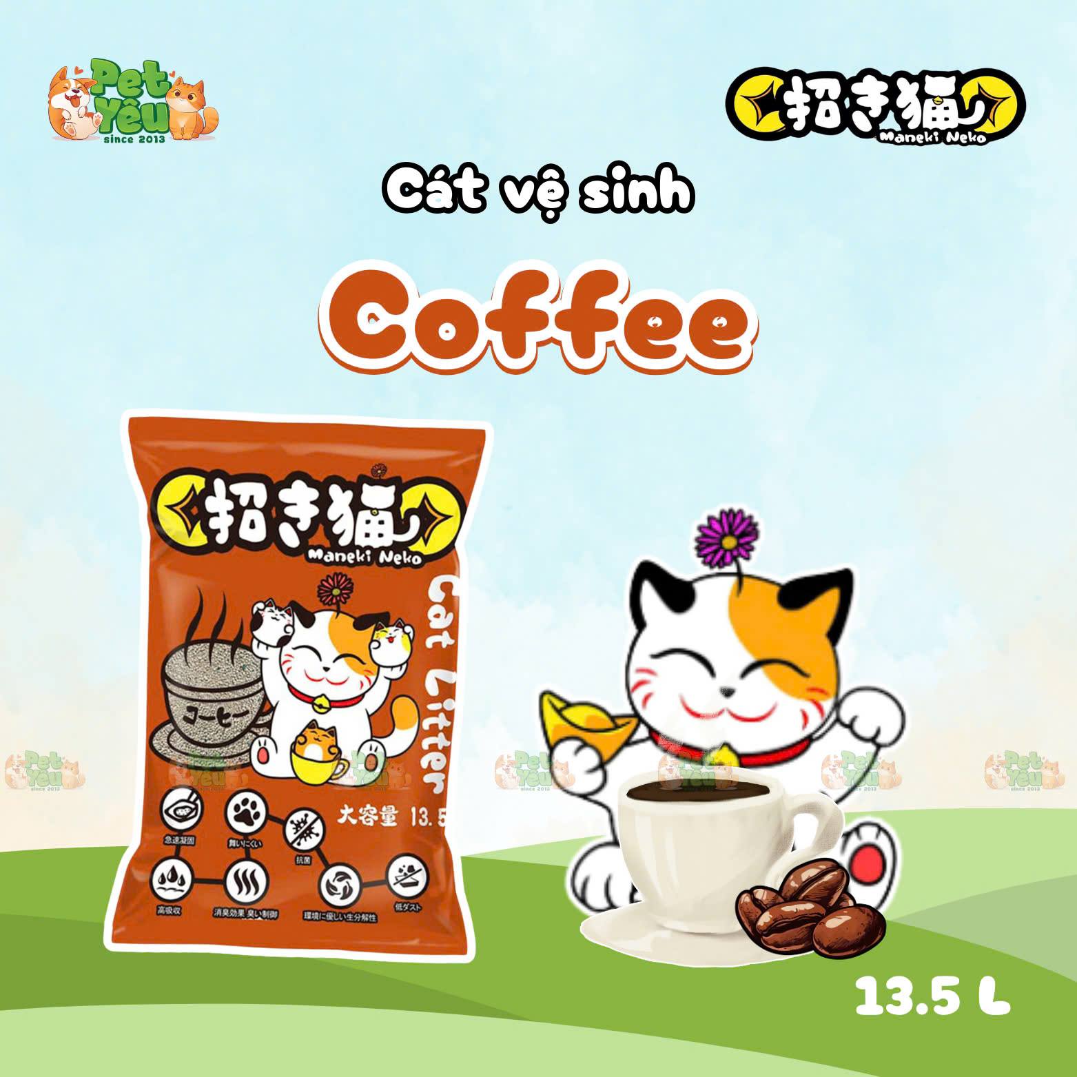 Cát đất sét dành cho mèo Maneki Neko 5L