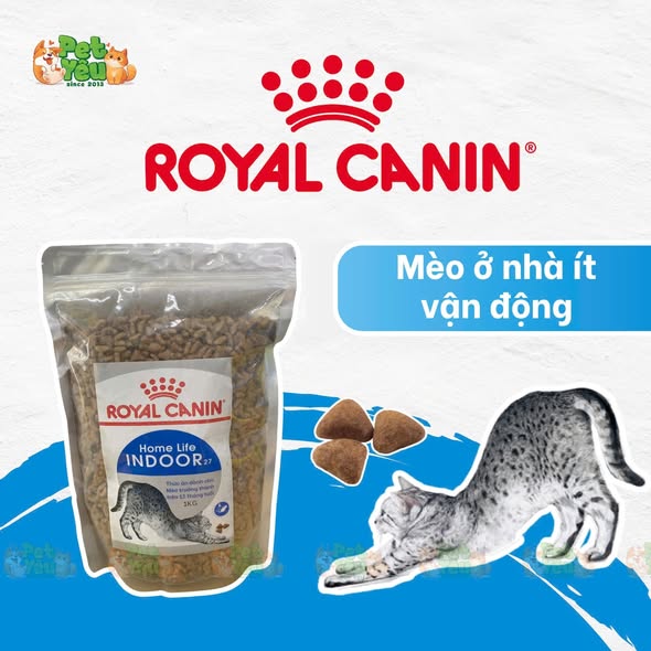 Thức ăn hạt Royal Canin Indoor cho mèo trưởng thành nuôi trong nhà