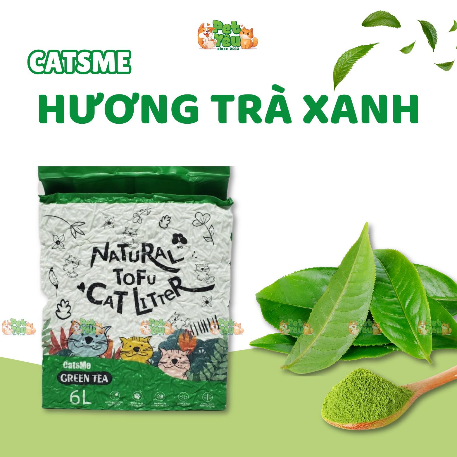 Cát đậu nành dành cho mèo Catsme ( 6-7L)