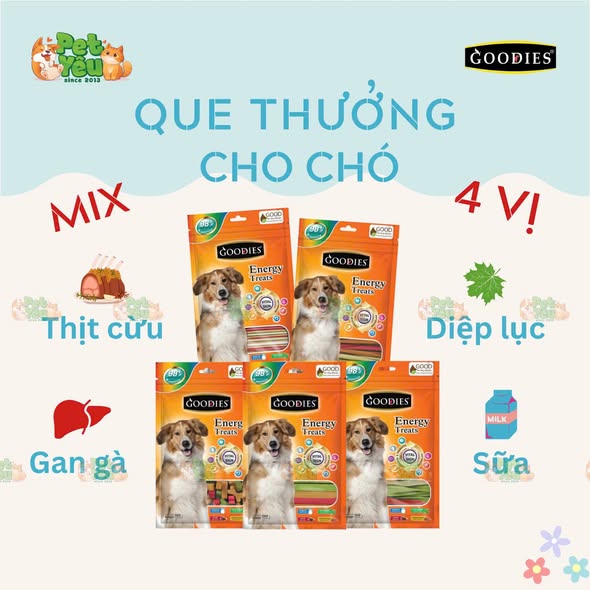 Snack cho chó GOODIES ENERGY TREATS 