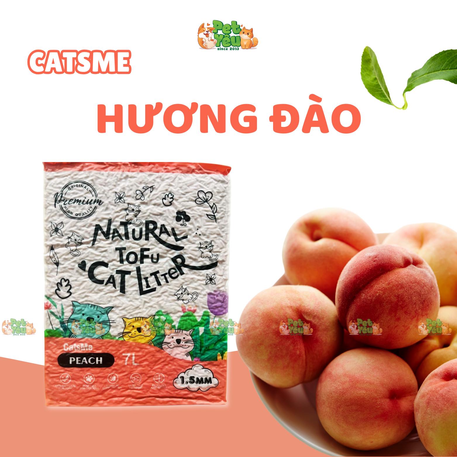 Cát đậu nành dành cho mèo Catsme ( 6-7L)