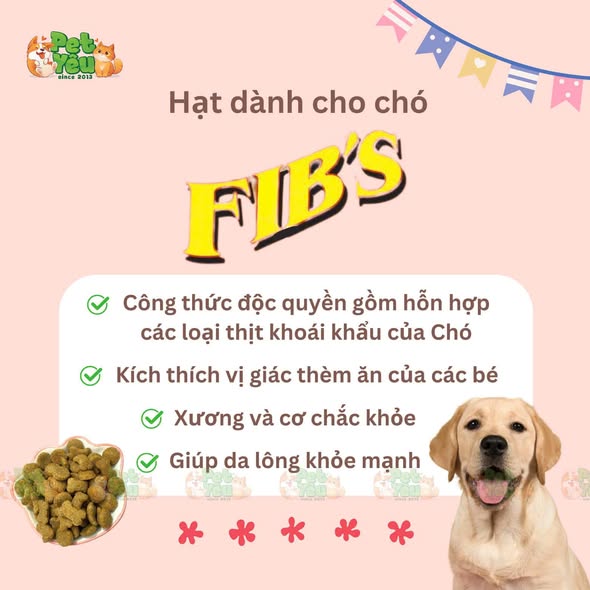 Thức ăn hạt FIB'S dành cho chó trưởng thành
