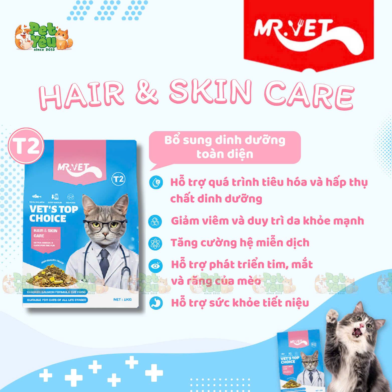 Thức ăn hạt MR.VET dành cho mèo đến từ Singapore