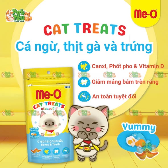 Bánh thưởng dành cho mèo ME-O 50G