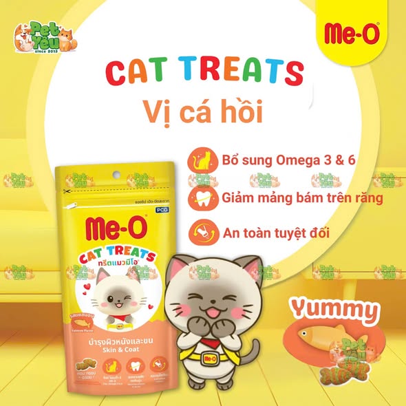 Bánh thưởng dành cho mèo ME-O 50G