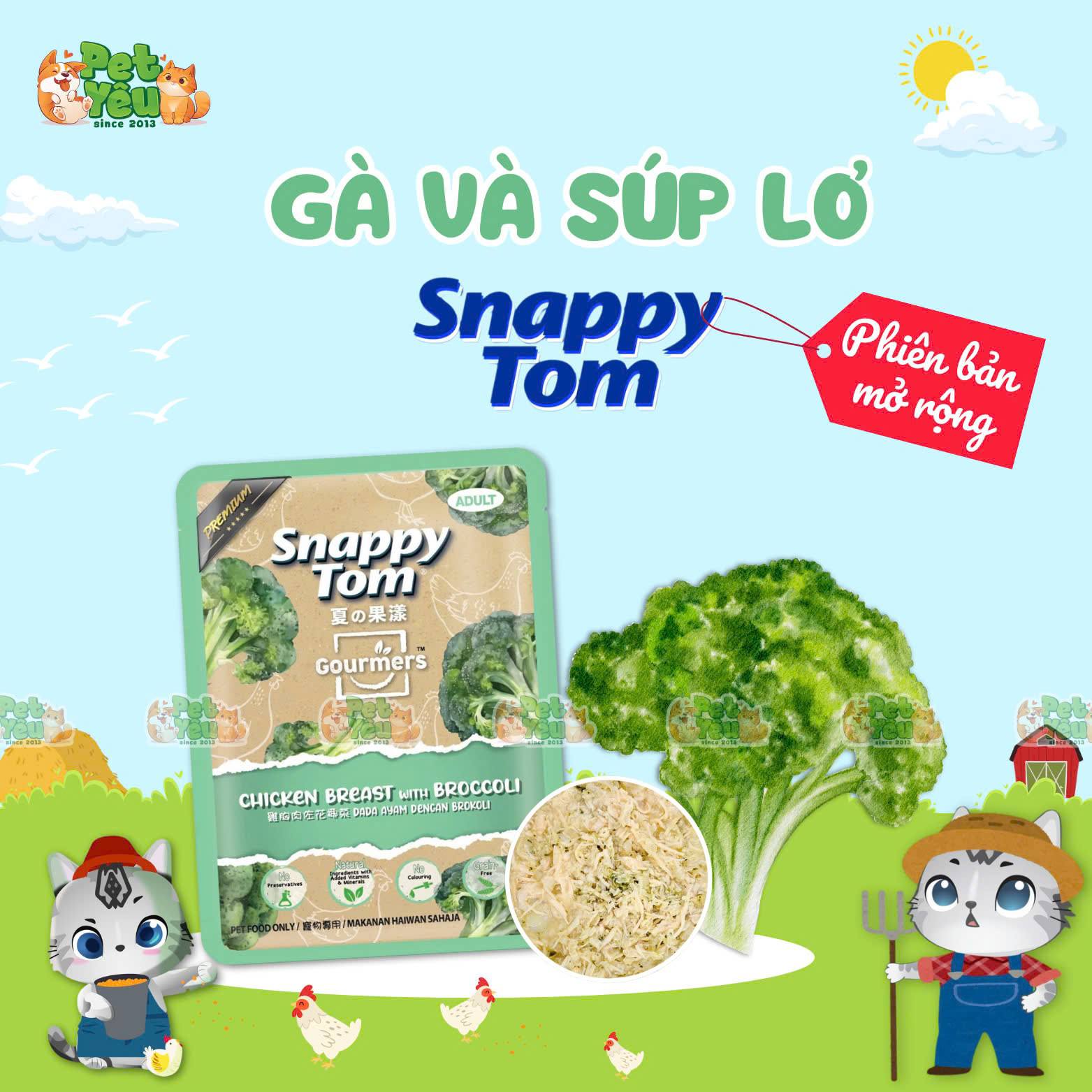Pate Snappy Tom Trái Cây dành cho mèo - 70G