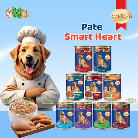 Pate cho chó SMARTHEART - Lon 400G